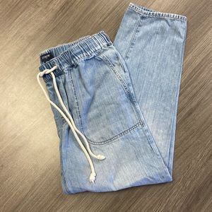 J. Crew Factory drawstring jeans